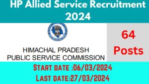 HP Allied Services Recruitment 2024