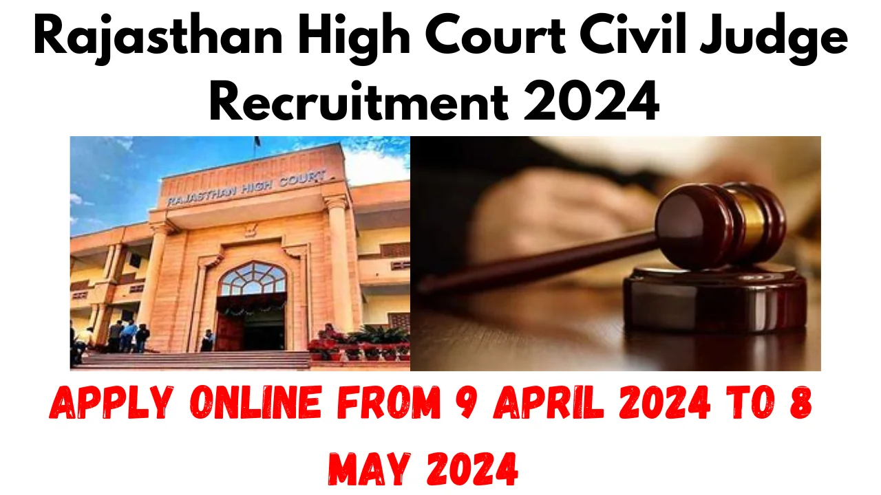 Rajasthan HC Civil Judge Recruitment 2024