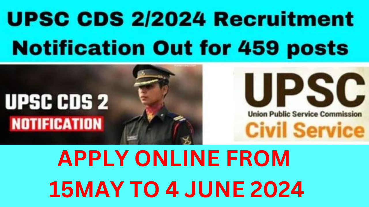 UPSC CDS 2 2024 Notification