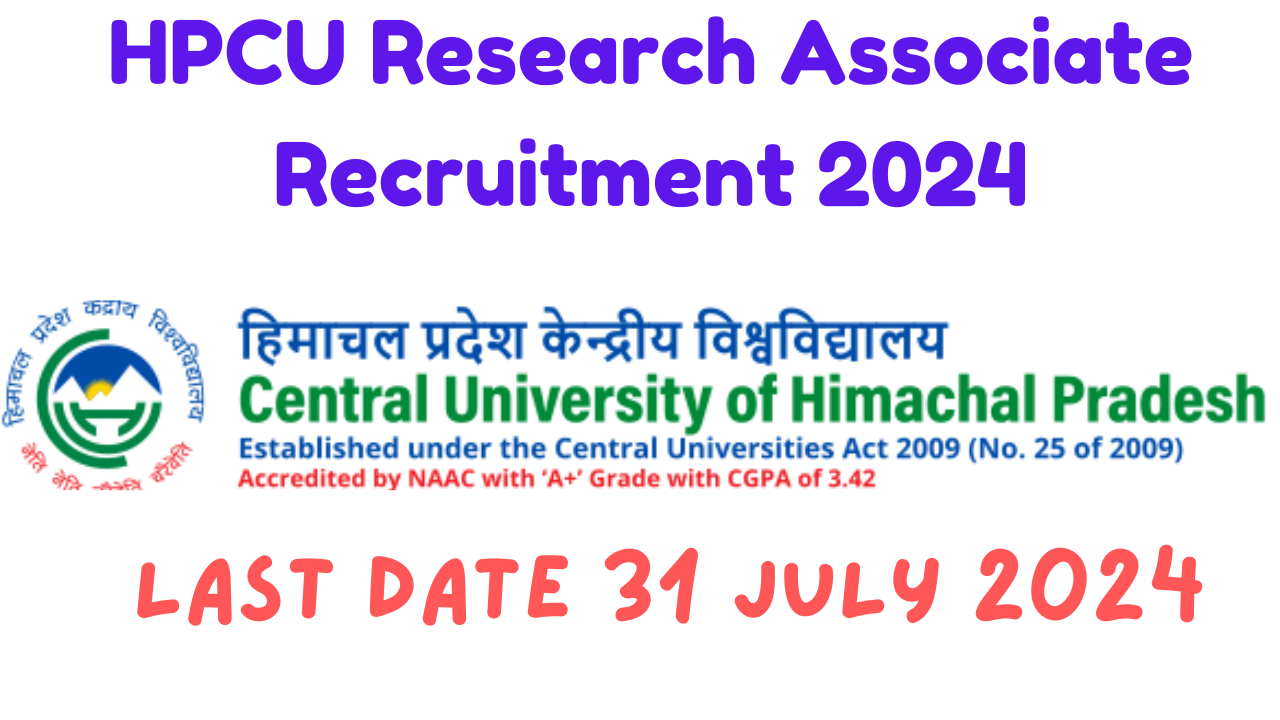 HPCU Research Associate Recruitment 2024