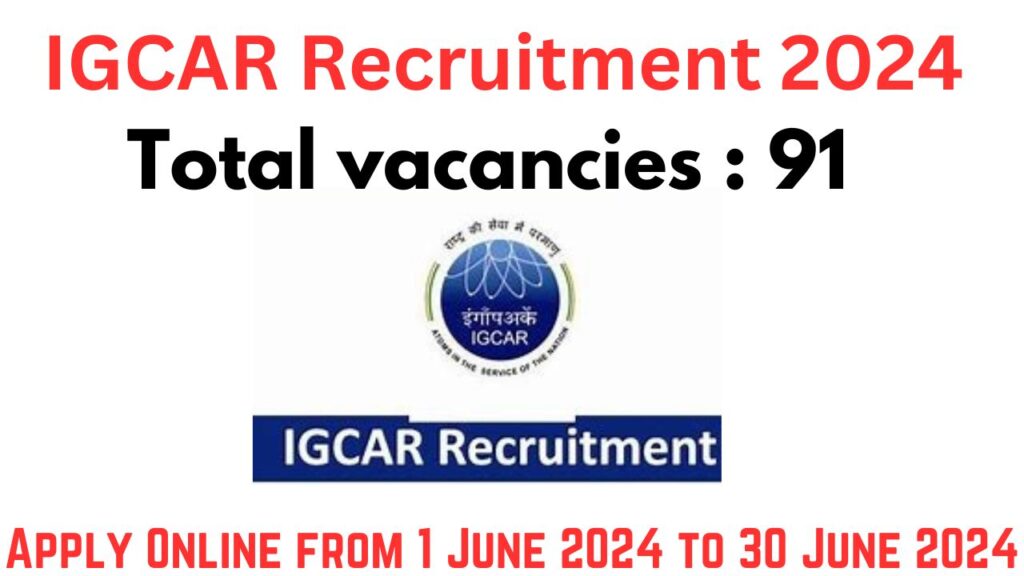 IGCAR Recruitment 2024 Notification Out for 91 Various Posts, Apply Online 1 IGCAR Recruitment 2024 Notification Out for 91 Various Posts, Apply Online