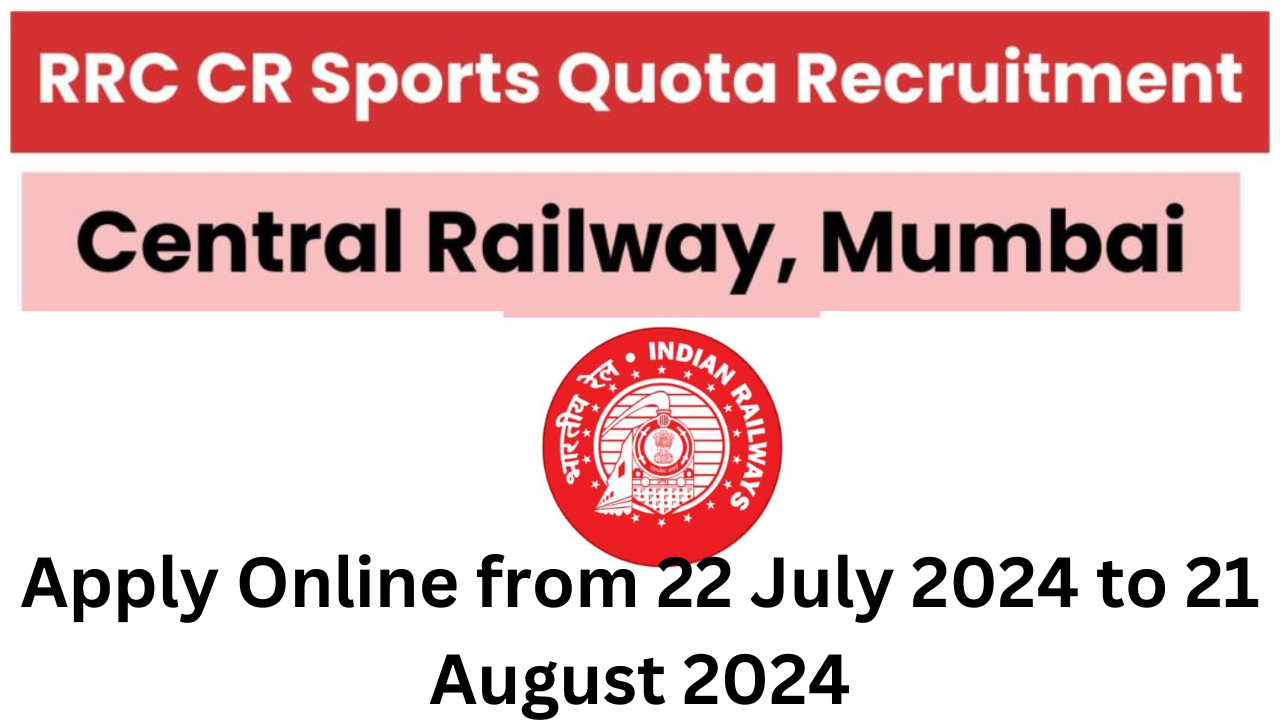 Central Railway Sports Quota Recruitment 2024