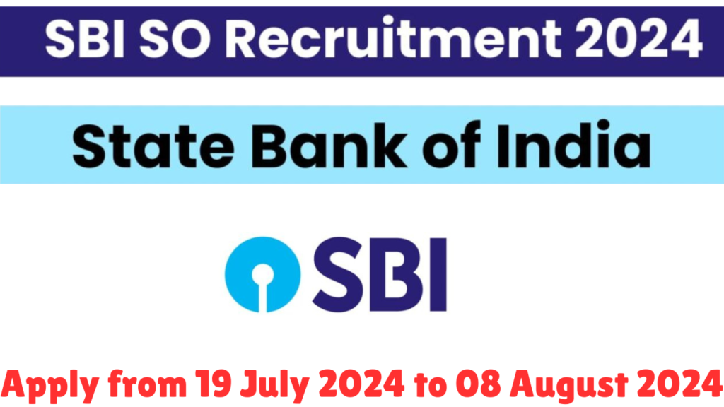 SBI SO Recruitment 2024