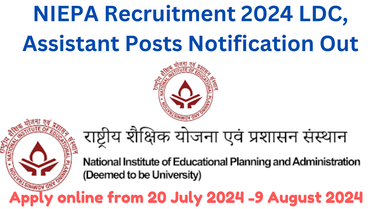 NIEPA Recruitment 2024