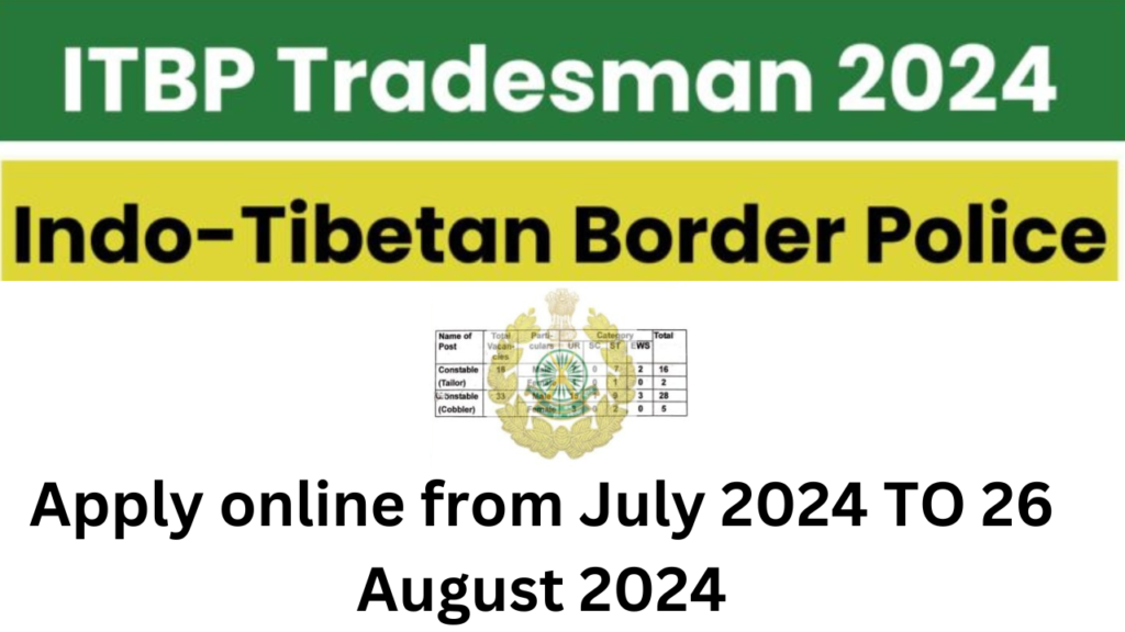 Apply online from July 2024 TO 26 August 2024