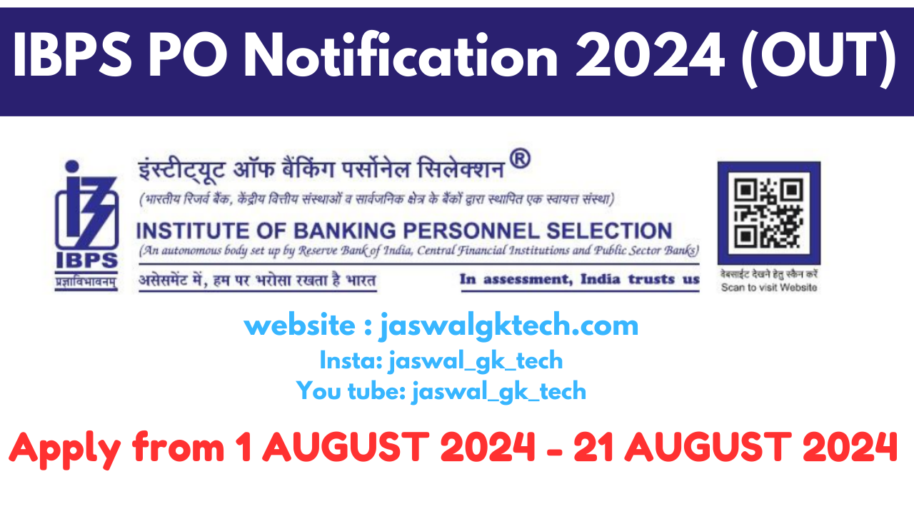 IBPS PO Notification 2024