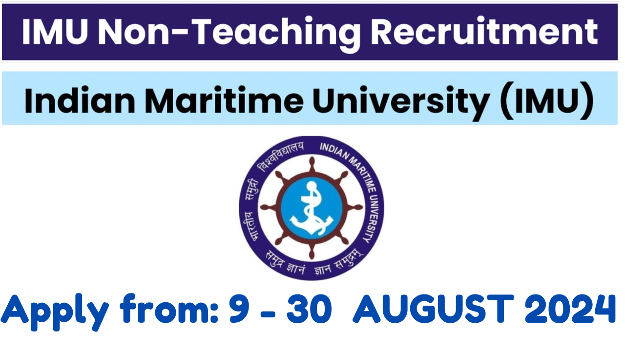 IMU Non-Teaching Recruitment 2024