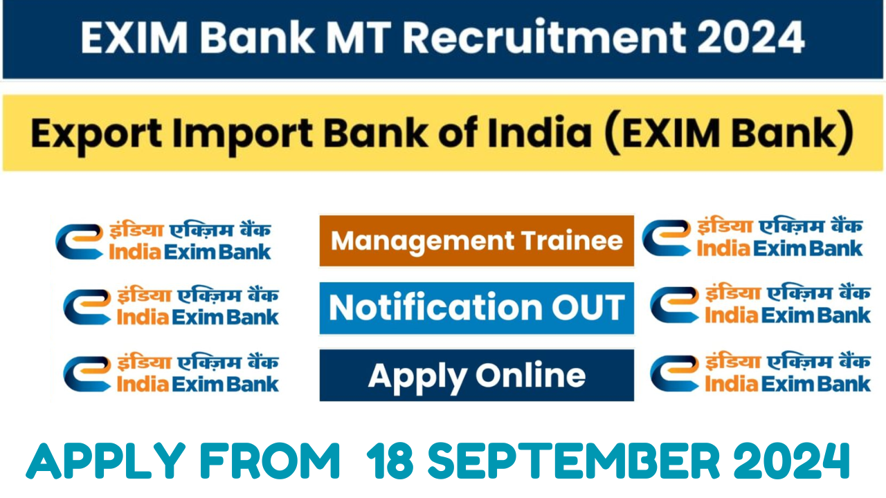 EXIM Bank MT Recruitment 2024