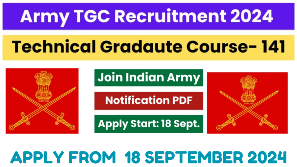 Army TGC 141 Recruitment 2024