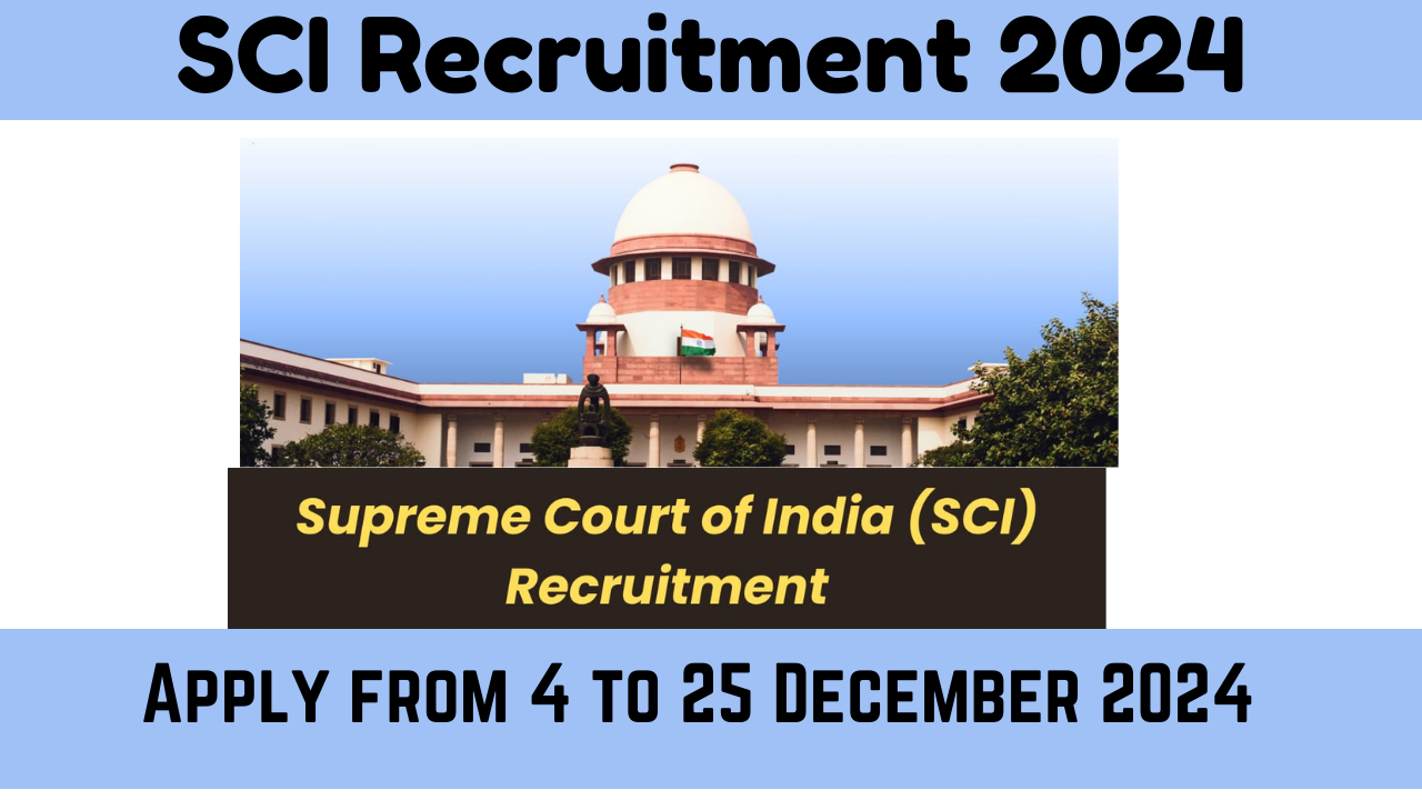 SCI Recruitment 2024