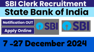 SBI Clerk Recruitment 2024