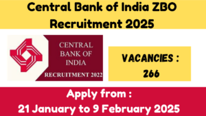 Central Bank of India ZBO Recruitment 2025