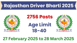 RSMSSB Driver Recruitment 2025