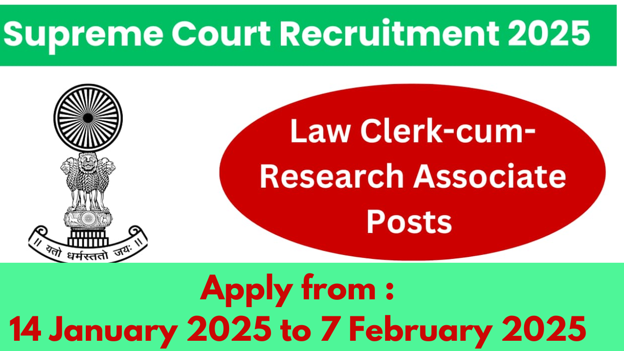 Supreme Court Law Clerk Recruitment 2025