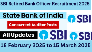SBI Retired Bank Officer Recruitment 2025