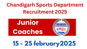 Chandigarh Sports Department Recruitment 2025