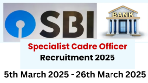 SBI Bank Recruitment 2025