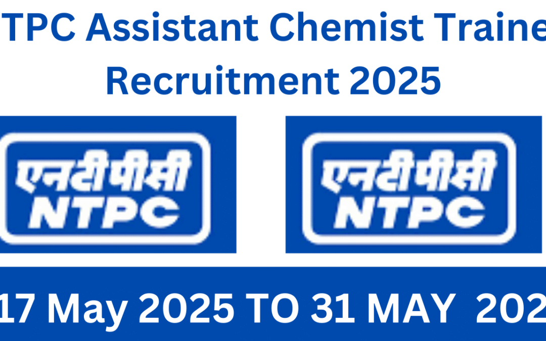 NTPC Assistant Chemist Trainee Recruitment 2025