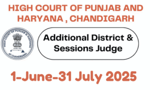 Punjab Superior Judicial Service Exam 2025