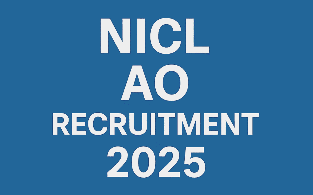 NICL AO Recruitment 2025