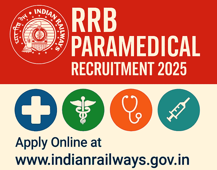 RRB Paramedical Recruitment 2025: Short Notification Out for 403 Vacancy