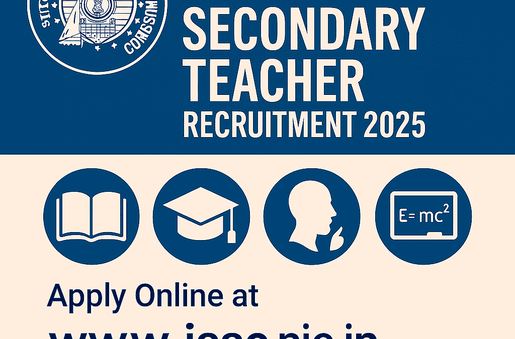 JSSC Secondary Teacher Recruitment 2025: Notification Released for 1373 Posts