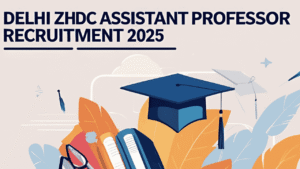 Delhi ZHDC Assistant Professor Recruitment 2025
