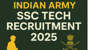 Indian Army SSC Tech Recruitment 2025