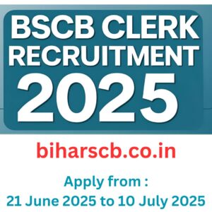 BSCB Clerk Recruitment 2025