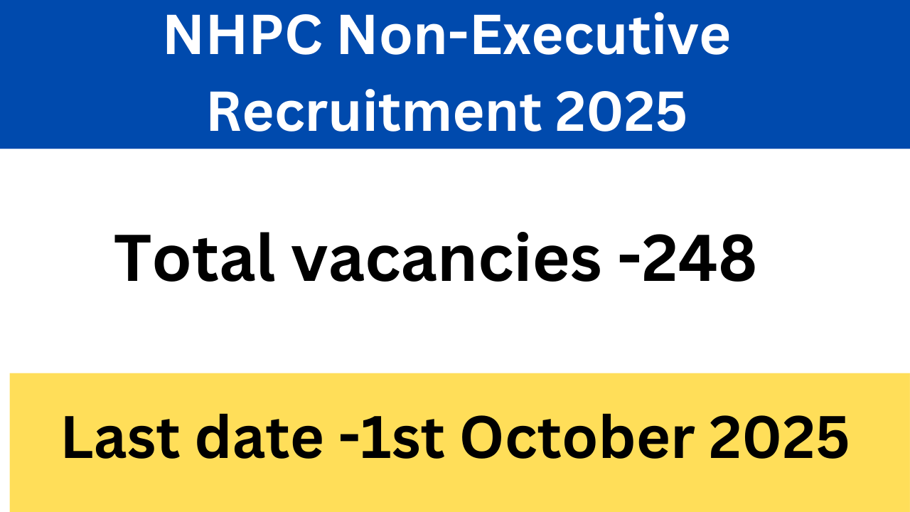 NHPC Non-Executive Recruitment 2025