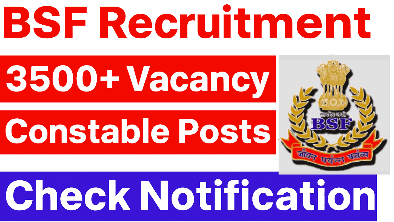 BSF Constable Tradesmen Recruitment 2025