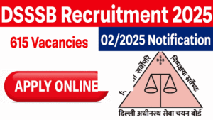 DSSSB Recruitment 2025