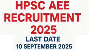 HPSC AEE Recruitment 2025