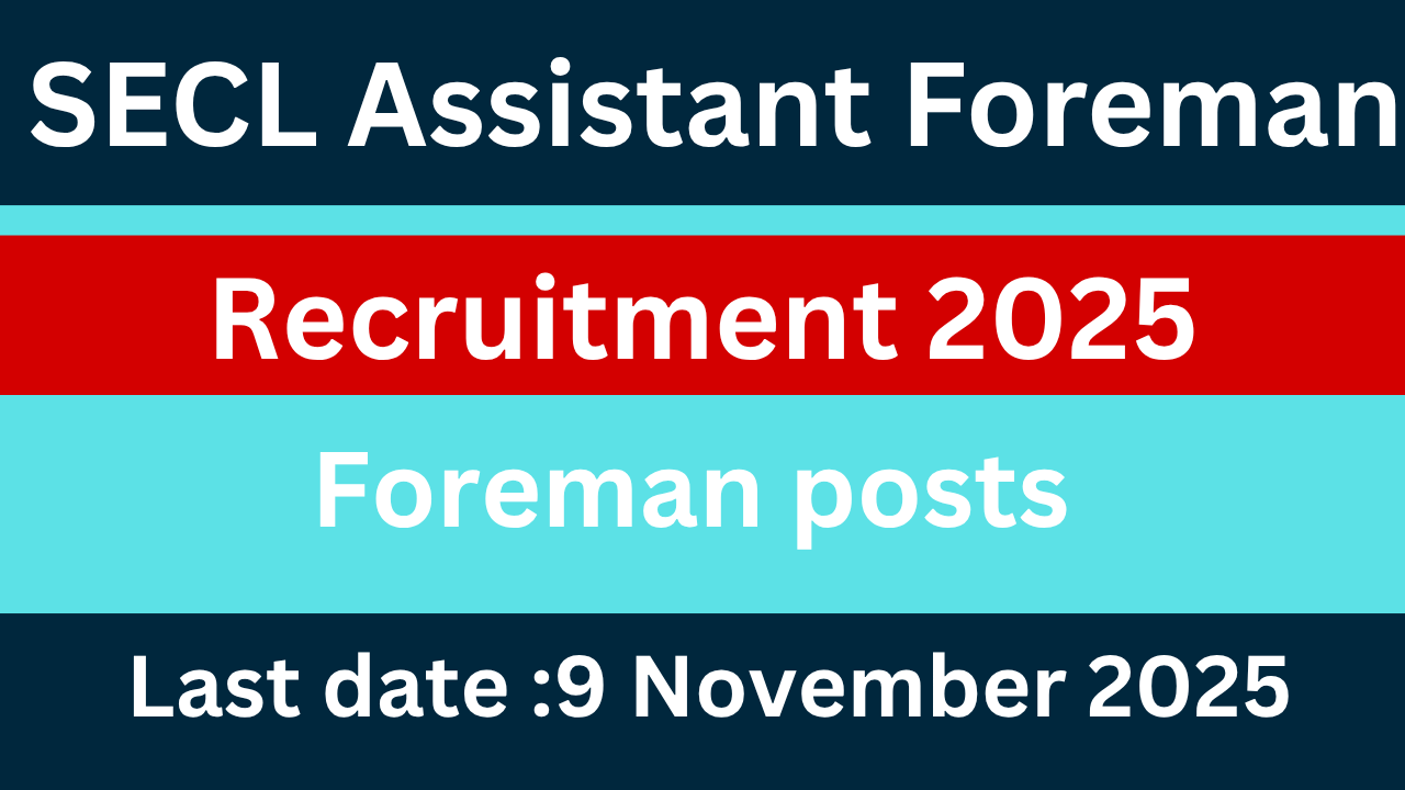 SECL Recruitment 2025
