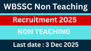 WBSSC Non-Teaching Recruitment 2025