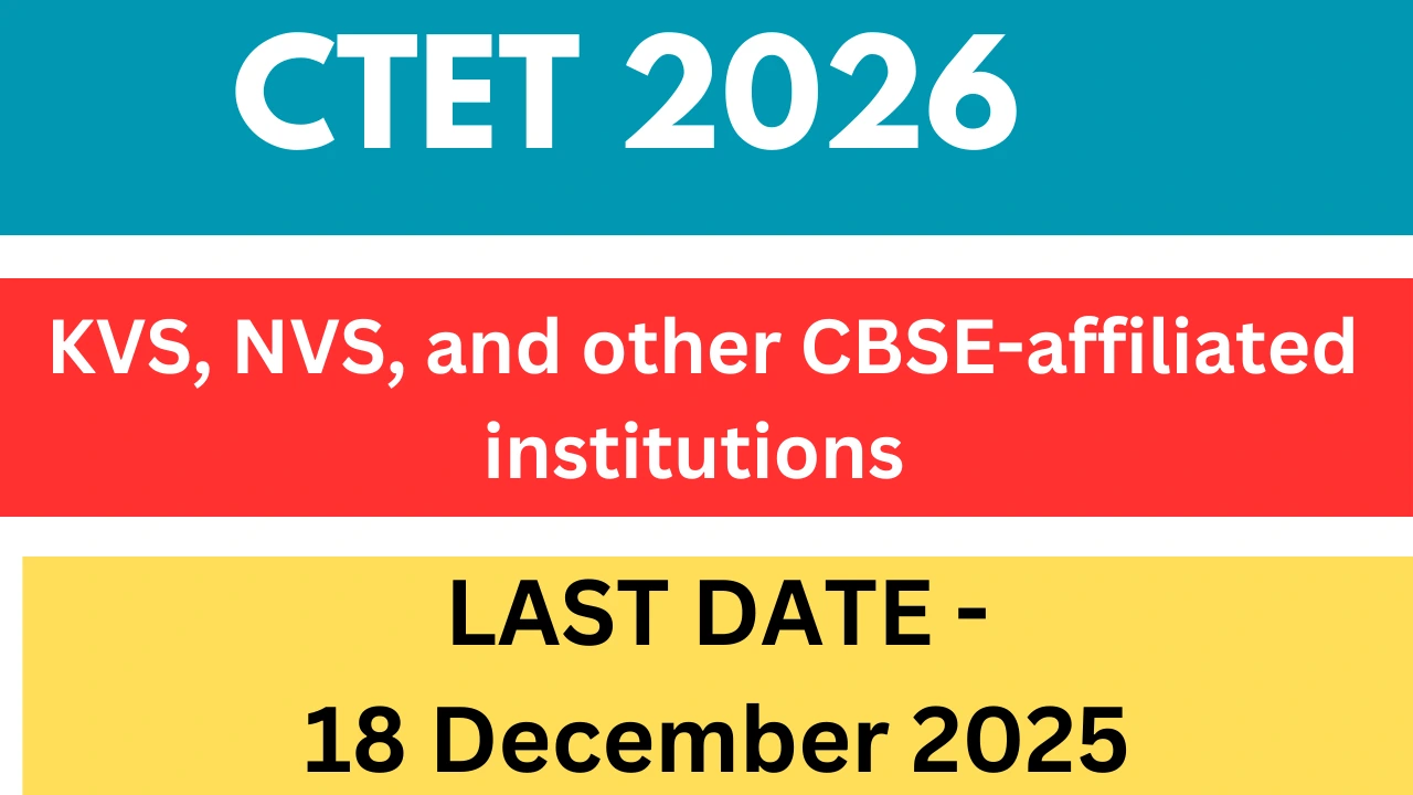 CTET 2026 Notification Out
