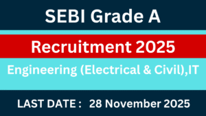 SEBI Grade A Recruitment 2025