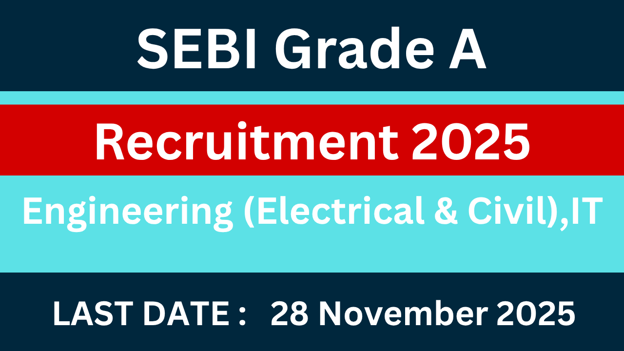 SEBI Grade A Recruitment 2025