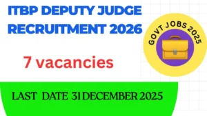 ITBP Recruitment 2025