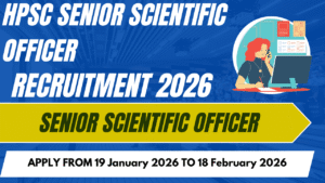 HPSC Senior Scientific Officer Recruitment 2026