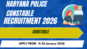 Haryana Police Constable Recruitment 2026