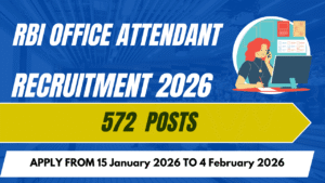RBI Office Attendant Recruitment 2026