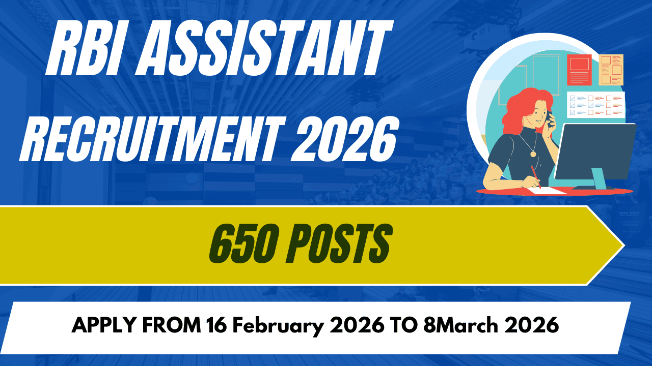 RBI Assistant Recruitment 2026