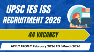 UPSC IES ISS 2026