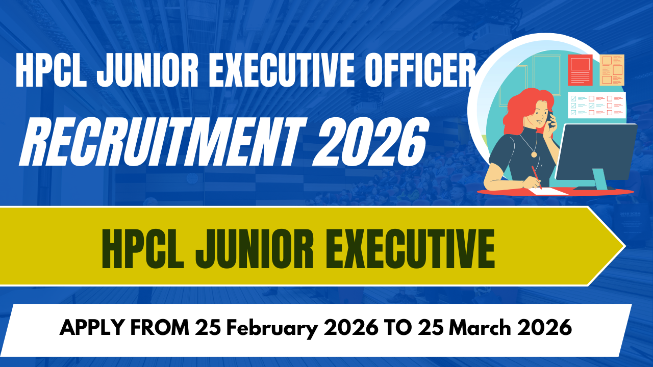 HPCL Junior Executive Officer Recruitment 2026
