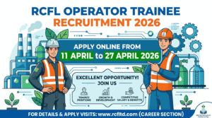 RCFL Operator Trainee Recruitment 2026