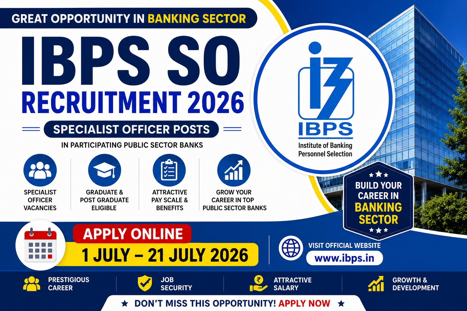 IBPS SO Recruitment 2026