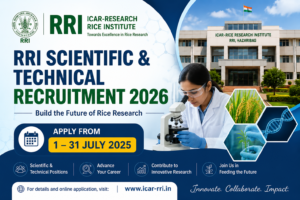RRI Scientific & Technical Recruitment 2026