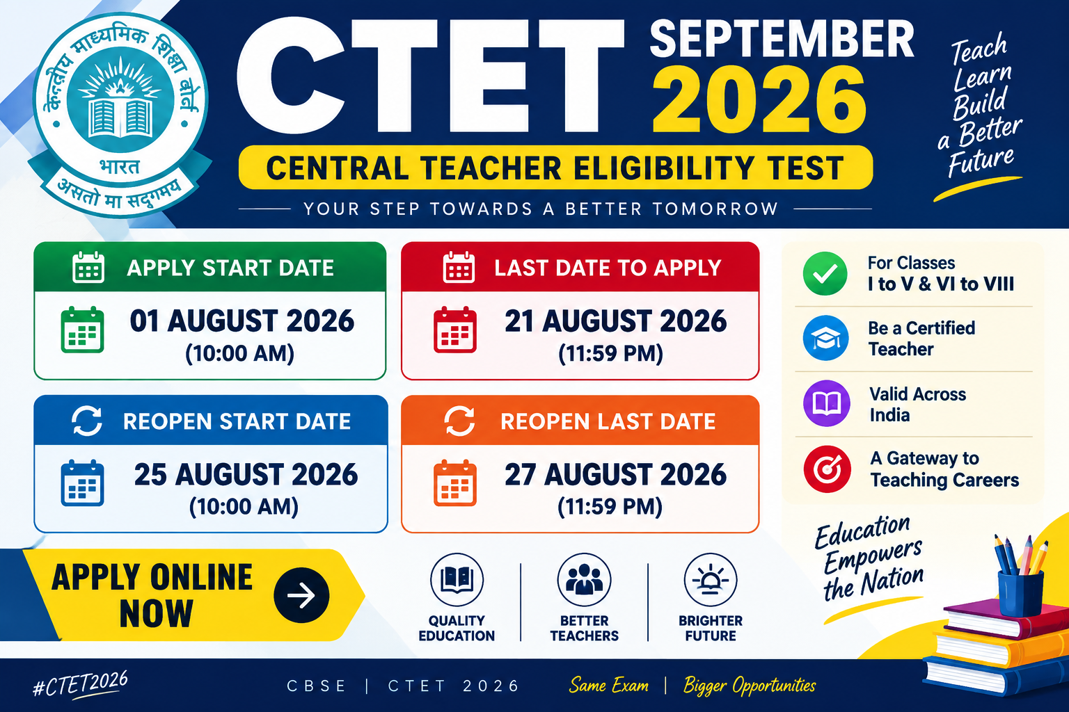 CTET September 2026
